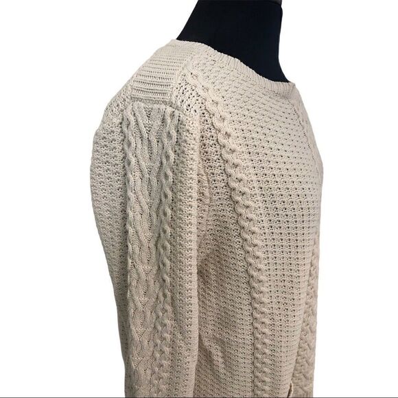 𝅺ASOS Boatneck Cable Knit Sweater Size 14 - Picture 4 of 12